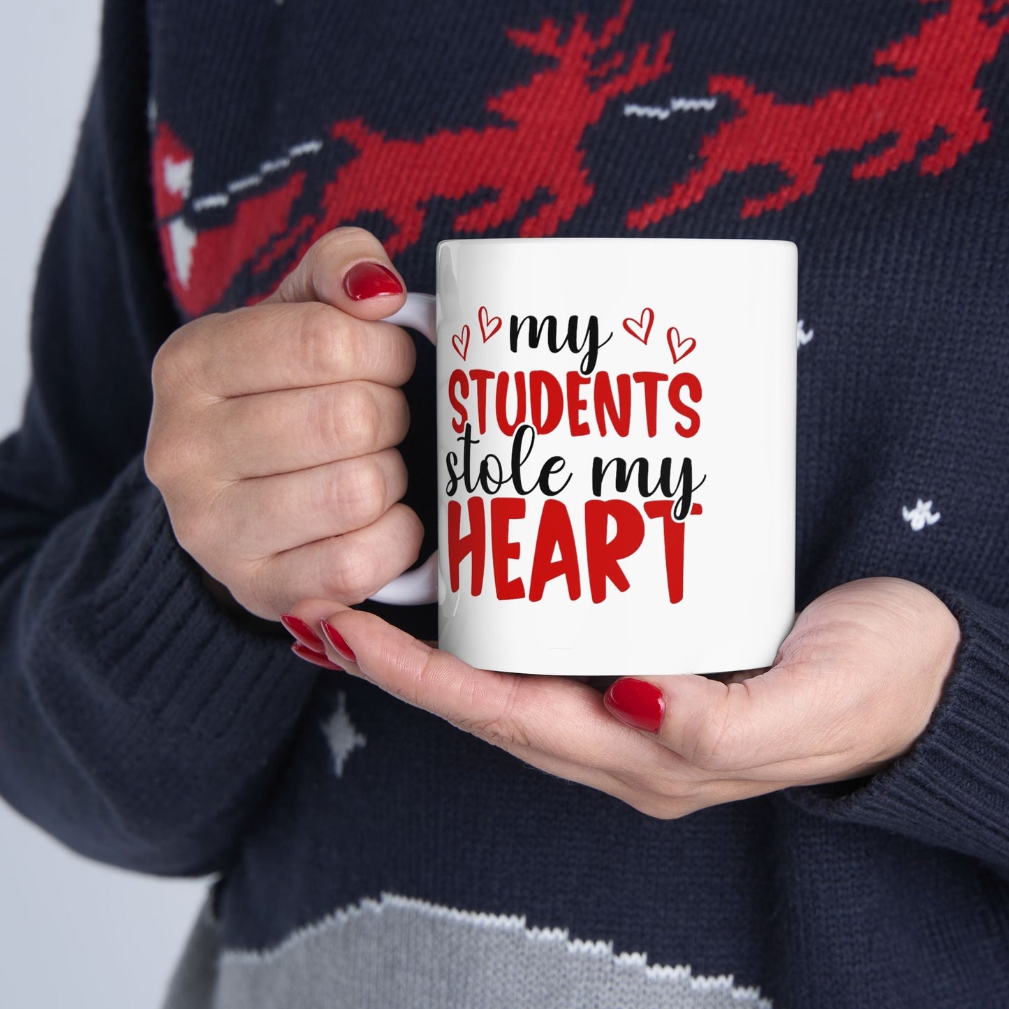 My Students Stole My Heart Mugs, Teacher Valentines Day Gift