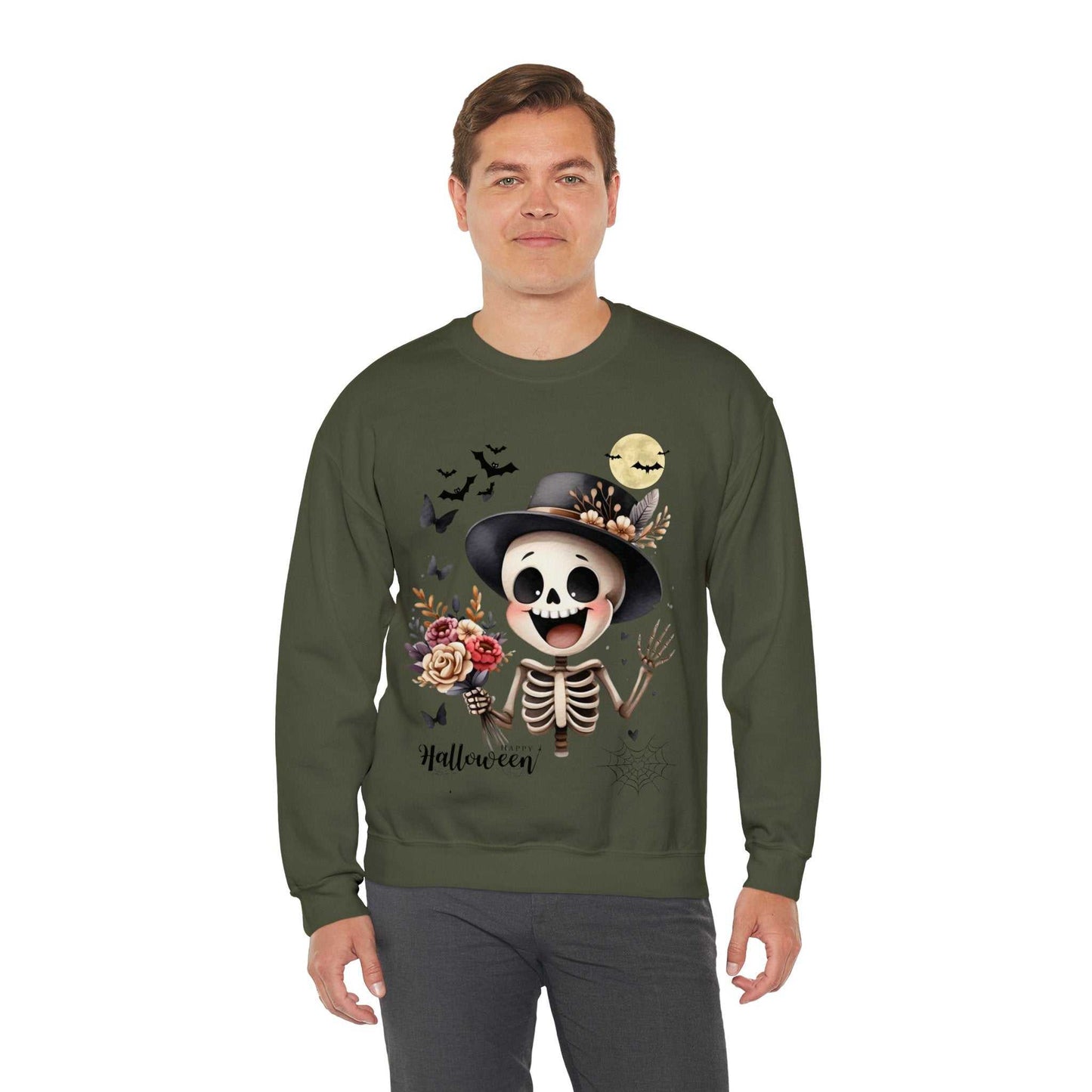 Funny Skeleton Kids Halloween Sweatshirt – Spooky & Cute Costume Alternative!