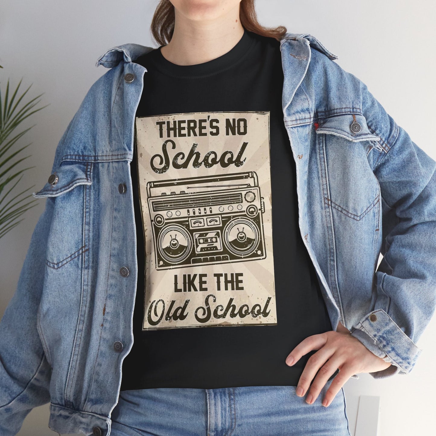 Vintage-style Unisex Tee - "There's No School Like the Old School"