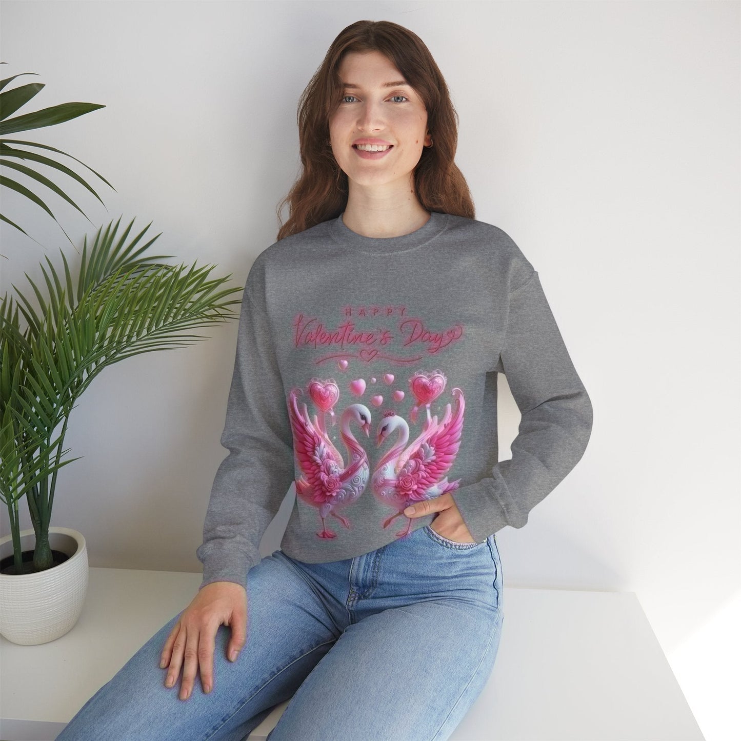 Happy Valentines Day Goose Sweatshirt – Cute Goose Lover Gift