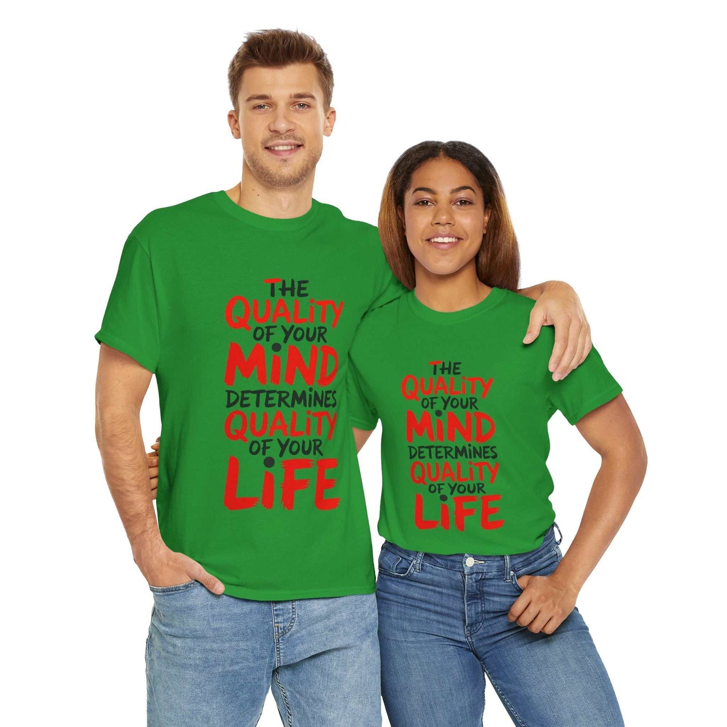Inspiring Mind Quality Tee - Motivational Shirt, Unisex Cotton T-Shirt, Gift for Friends