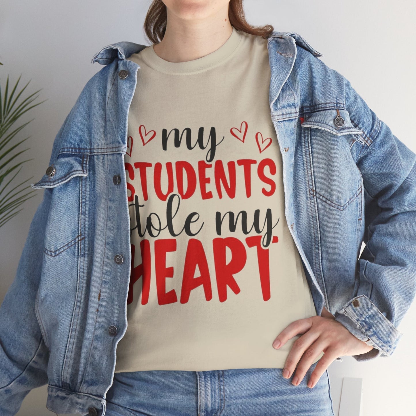 My Students Stole My Heart T-Shirt, Teacher Valentines Day Gift