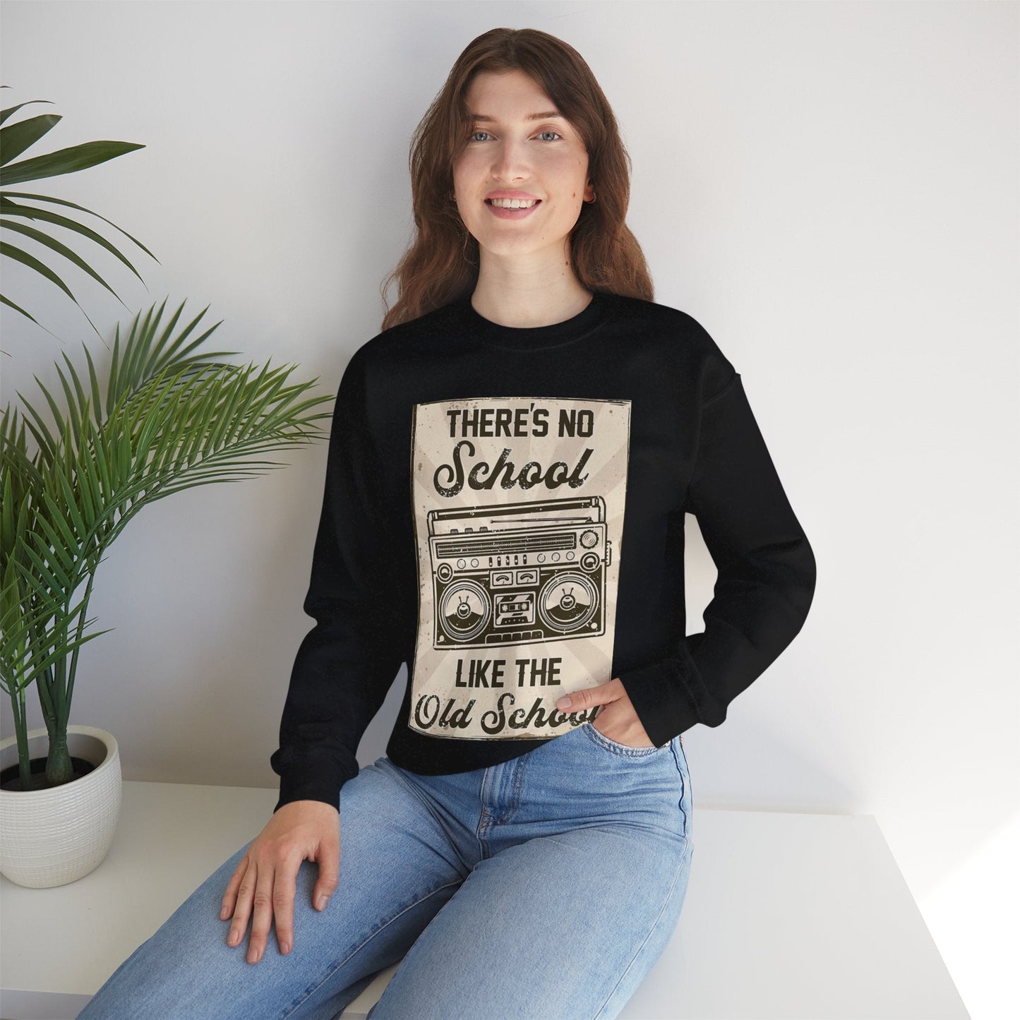 Retro Crewneck Sweatshirt 'There's No School Like the Old School'