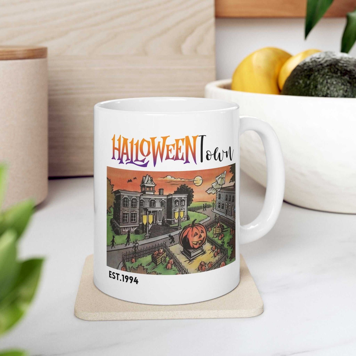 Halloweentown Est 1994 Mugs, Retro Halloween Gift