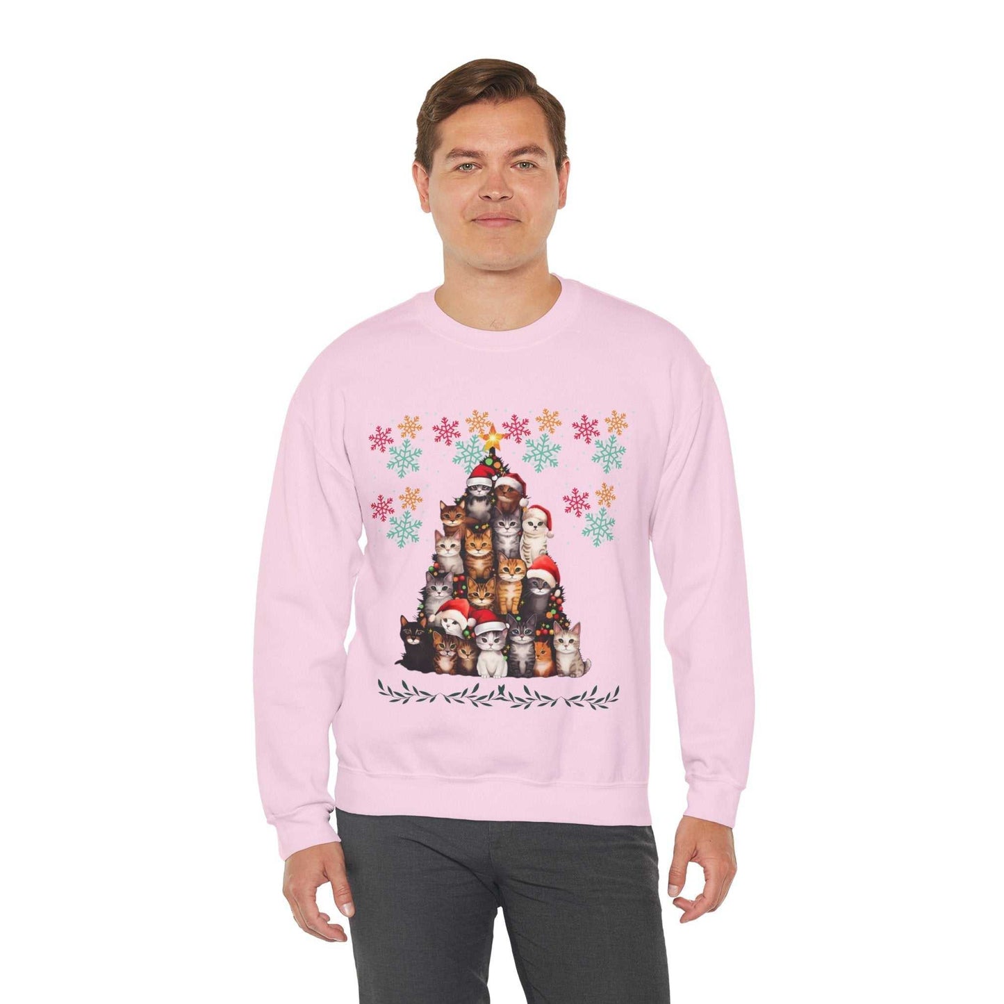 Funny Cats Christmas Sweatshirt, Cat Lover Gift