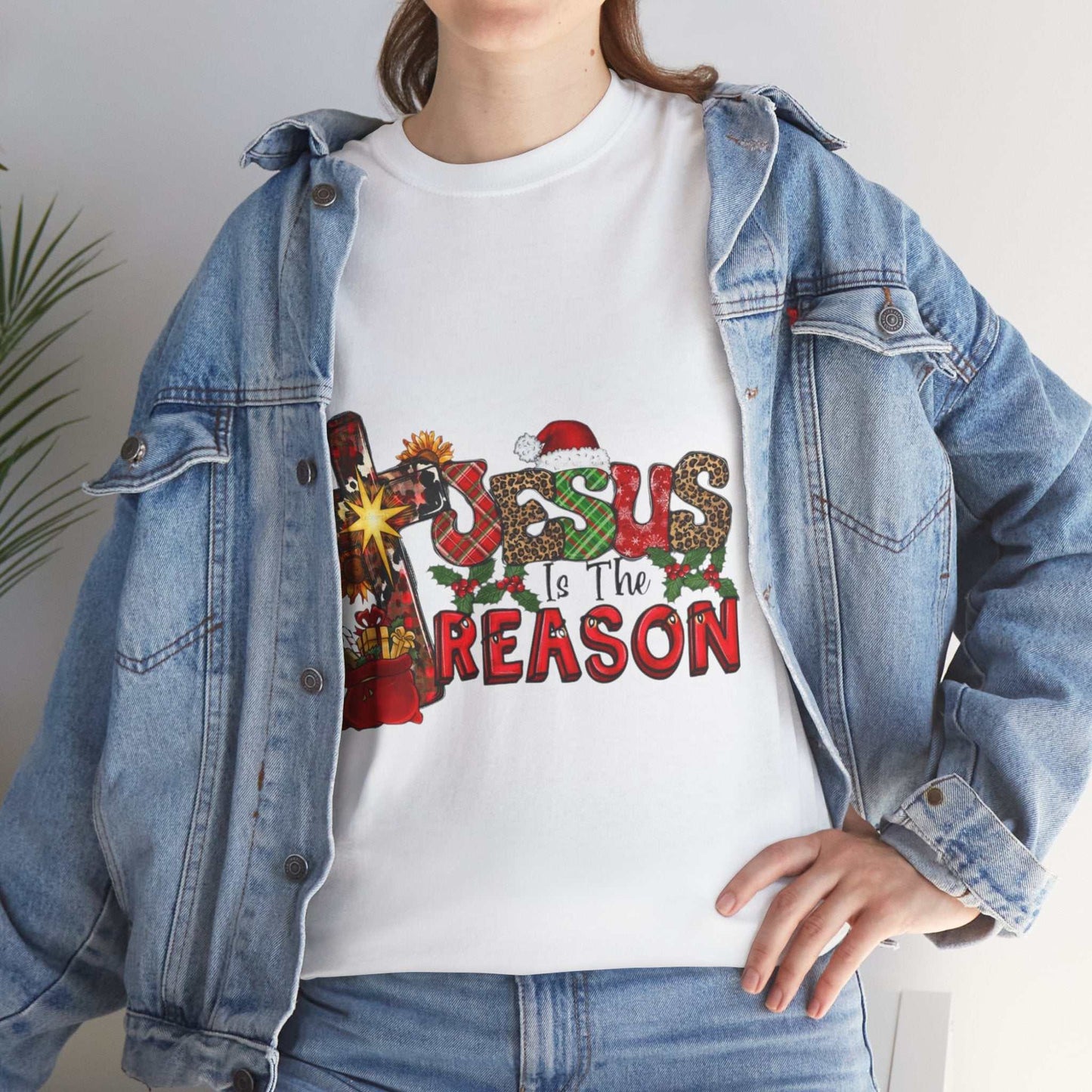 Jesus Is The Reason Shirt, Religious Christmas Gift
