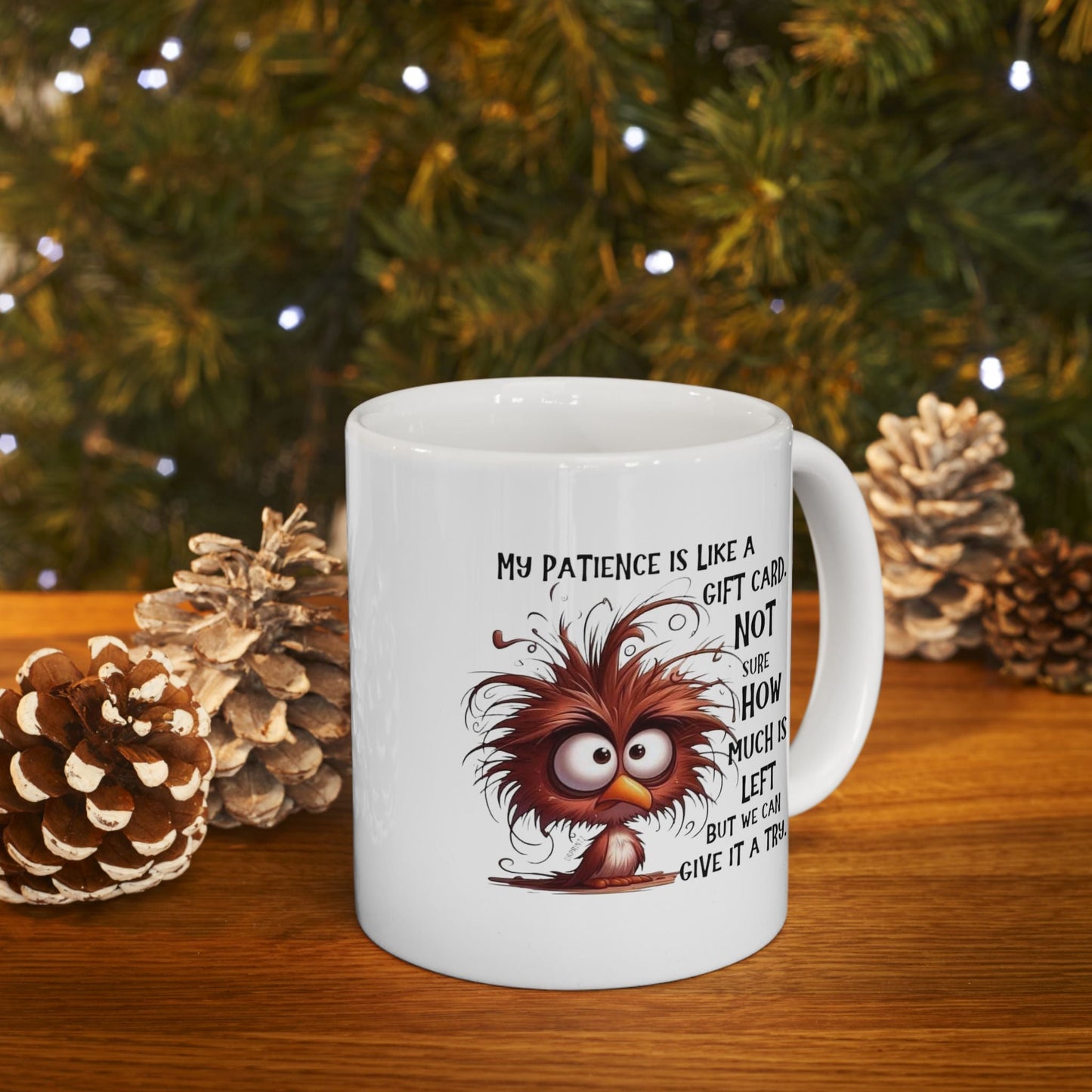 Funny Ceramic Mug - Quirky Gift for Coffee Lovers & Birthdays