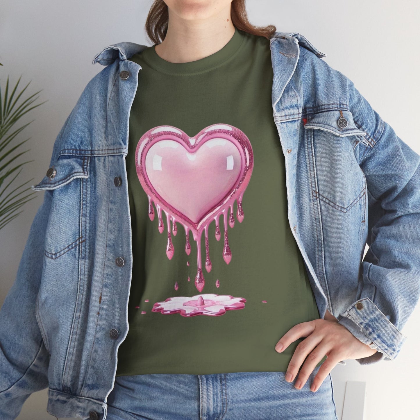 Drippy Heart Valentines Day T-shirt, My Heart Valentines Day Gift