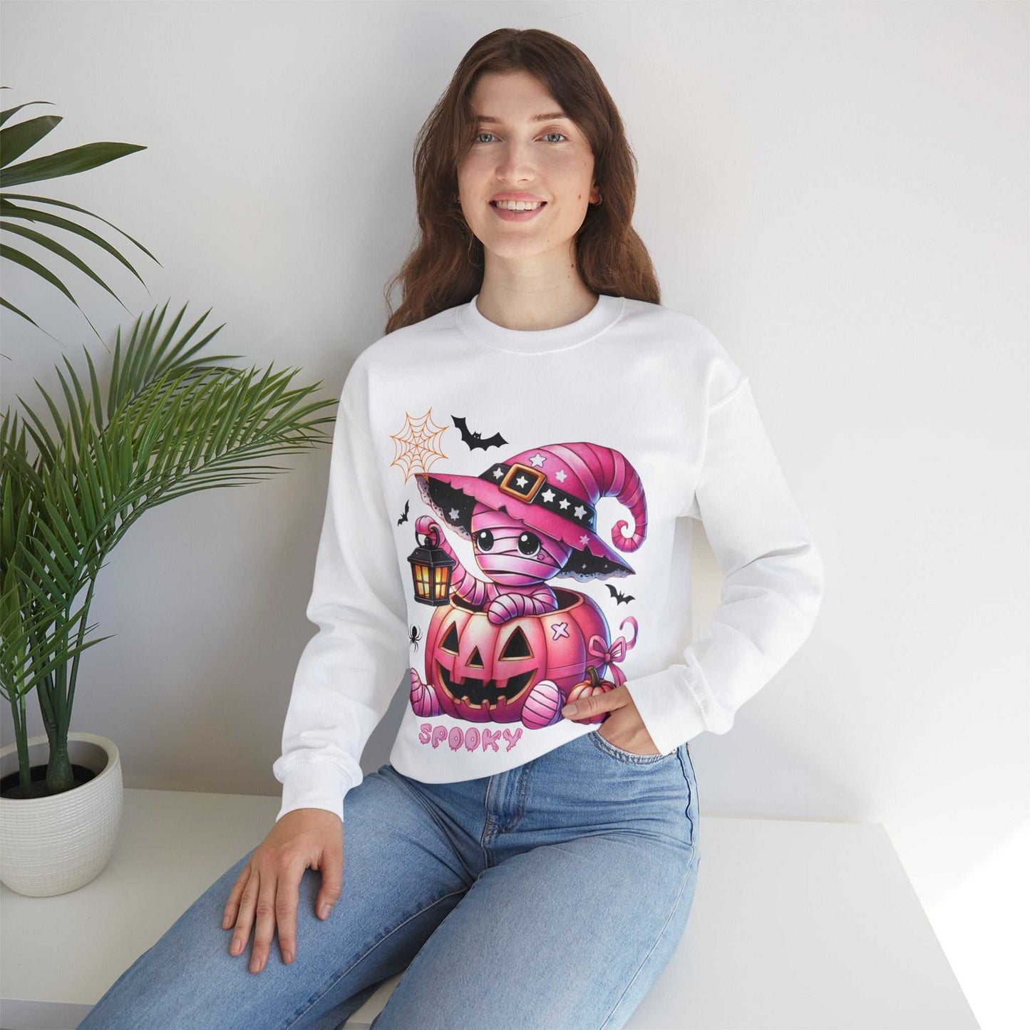 Funny Kids Halloween Sweatshirt, Spooky Season Gift