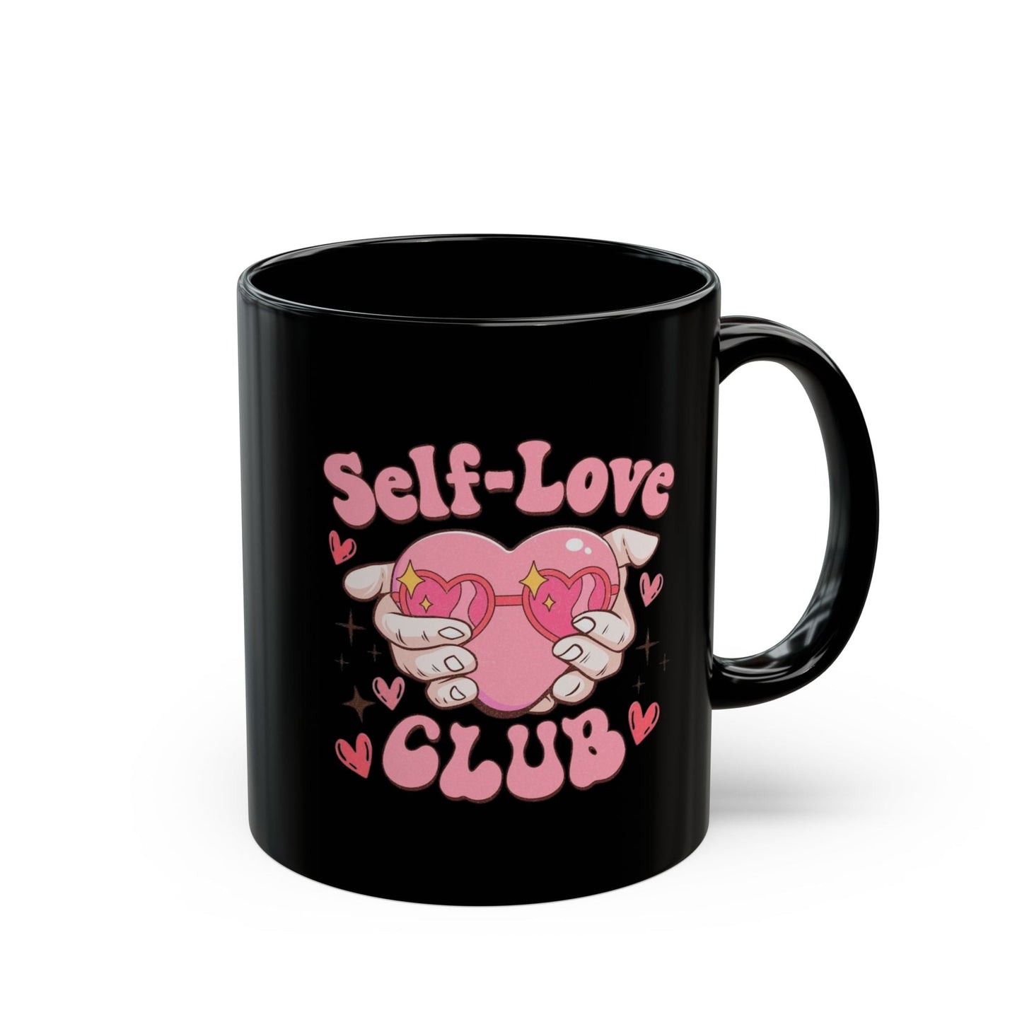 Self Love Club Retro Mugs, Funny Valentines Day Gift