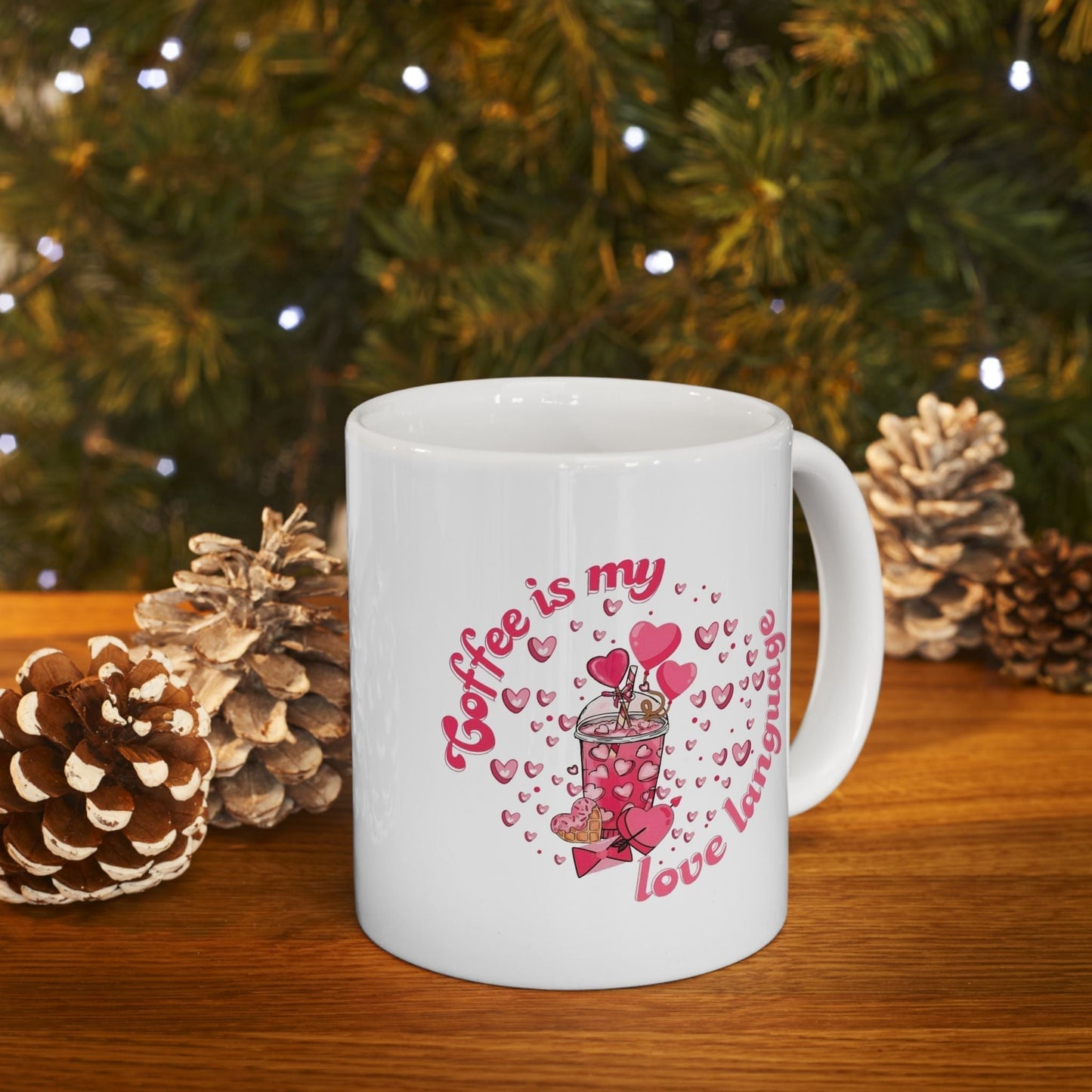 Coffee Is My Love Language Mugs, Coffee Lover Gift