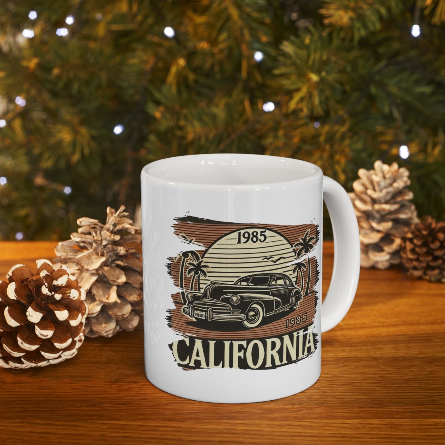 Vintage California Sunset Mug, Perfect Gift for Coffee Lovers