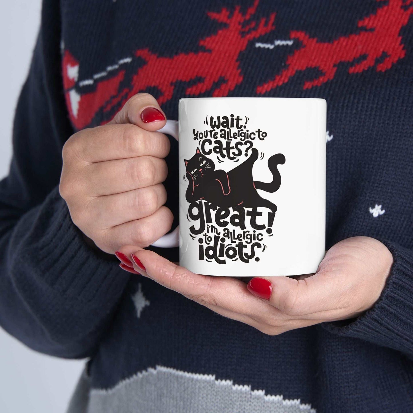 Magic Cat Ceramic Mug | 11oz & 15oz | Perfect Gift for Cat Lovers