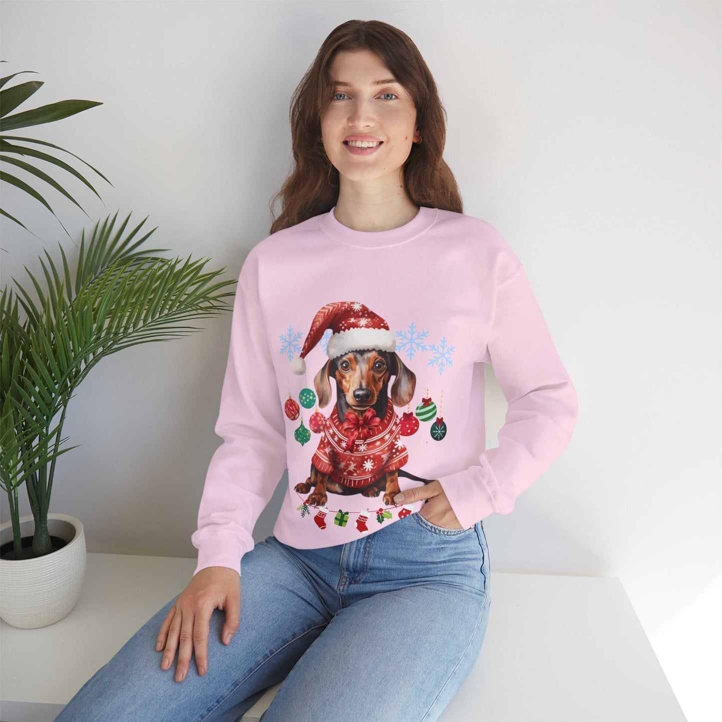 Christmas on the Farm Sweatshirt, Dog Christmas Gift,