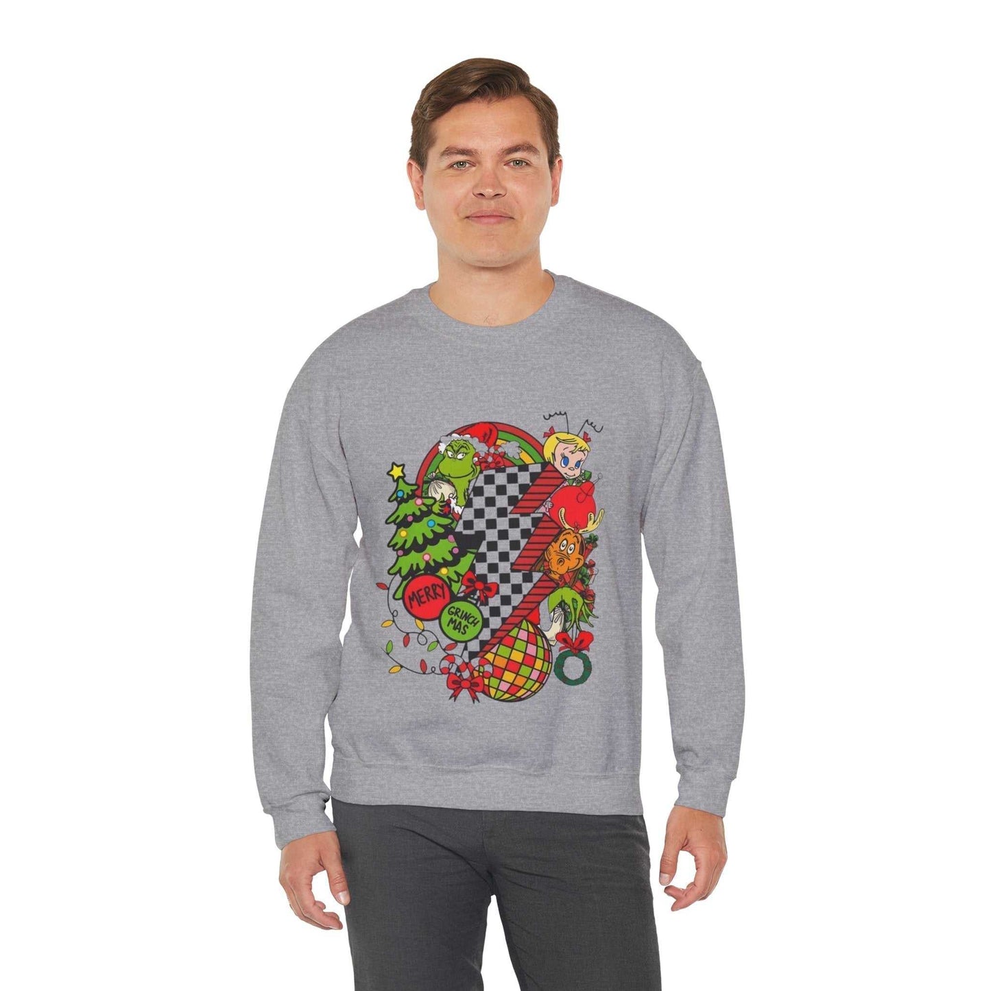 Merry Grinchmas Sweatshirt, Disco Christmas Gift