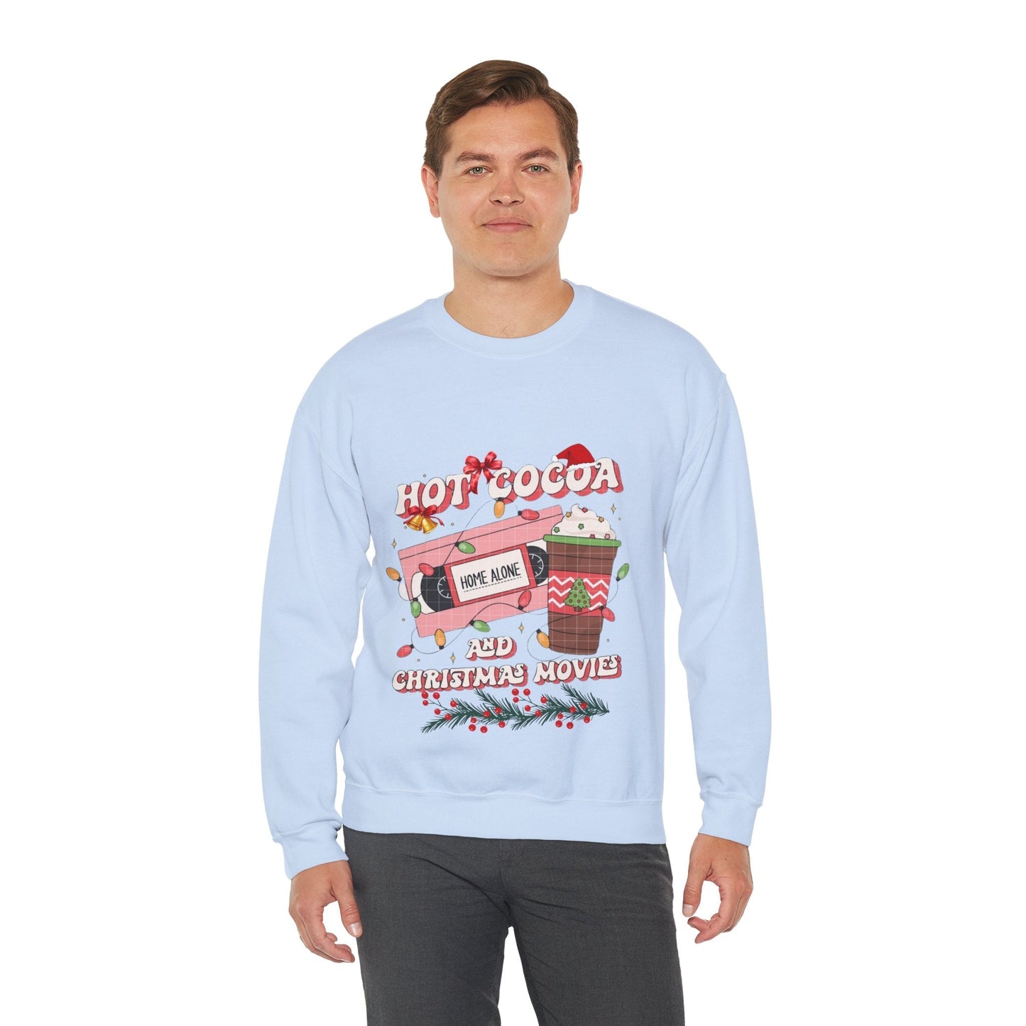 Hot Cocoa And Christmas Movies Sweatshirt, Christmas Latte Tee