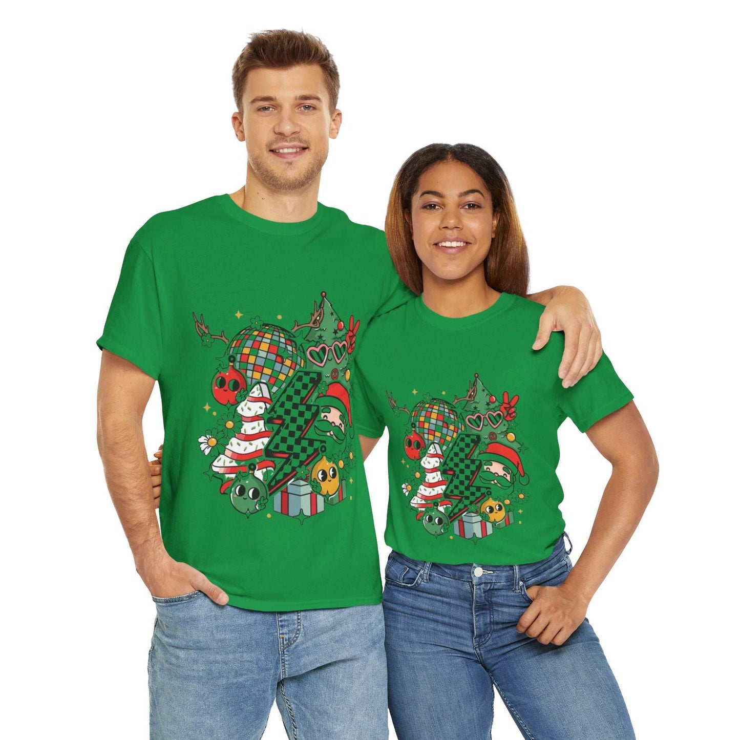Christmas Disco Shirt Long Sleeve, Retro Disco Holiday Gift