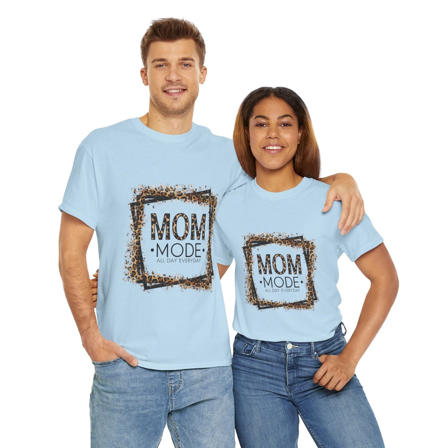 Mom Mode T-Shirt - Unisex Heavy Cotton Tee - All Day Everyday Gift