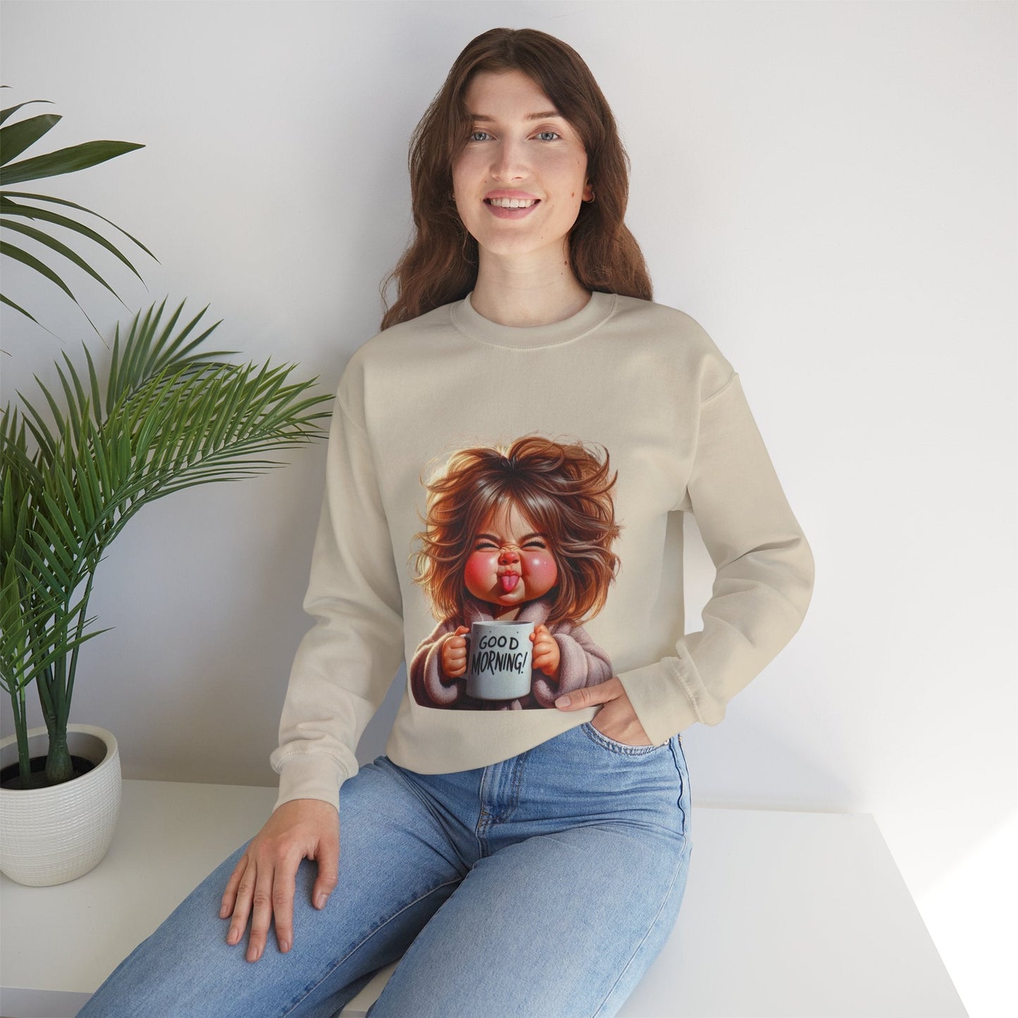 Good Morning Sweatshirt - Unisex Heavy Blend Crewneck