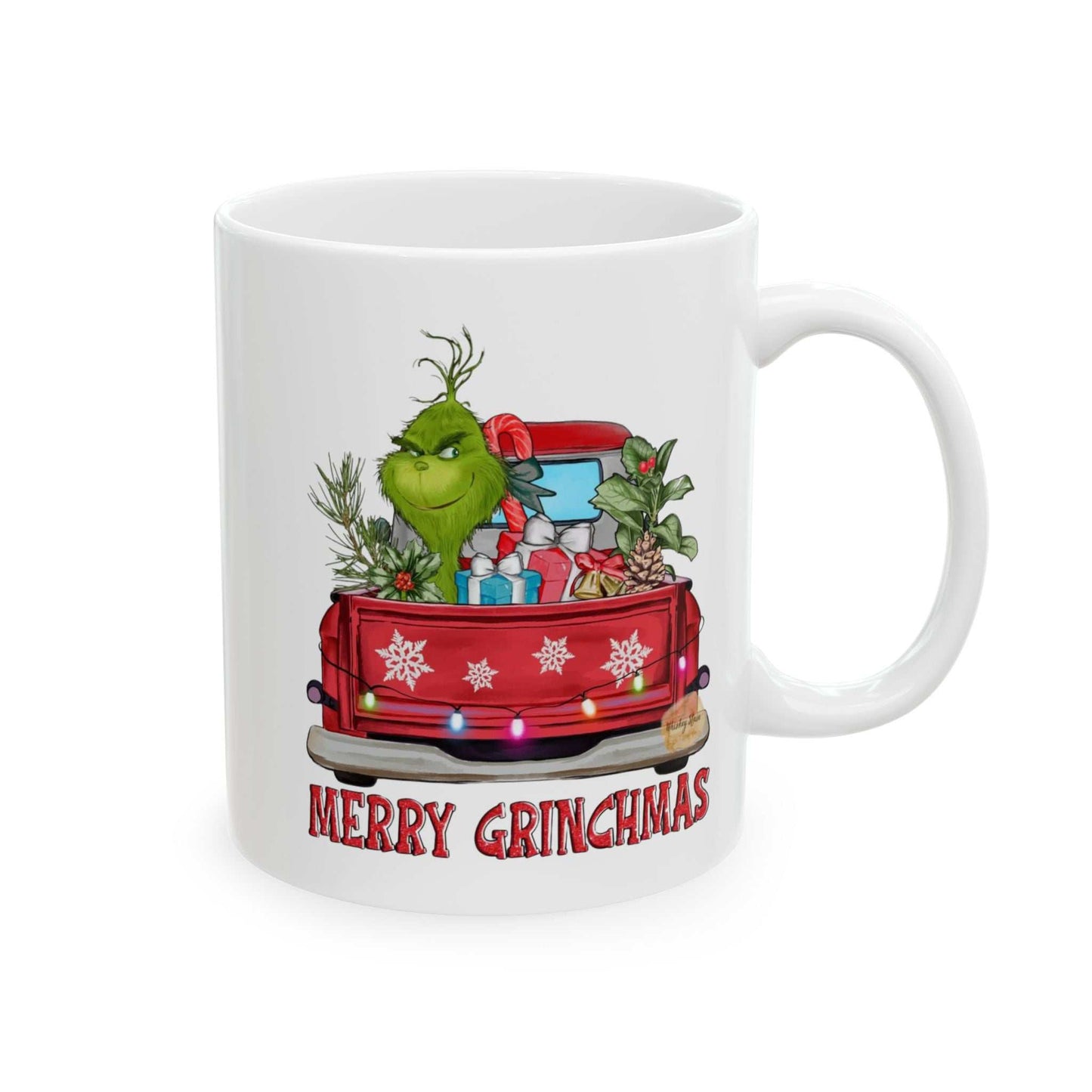 Merry Grinchmas Mugs, Festive Retro Mugs, Christmas Gifts