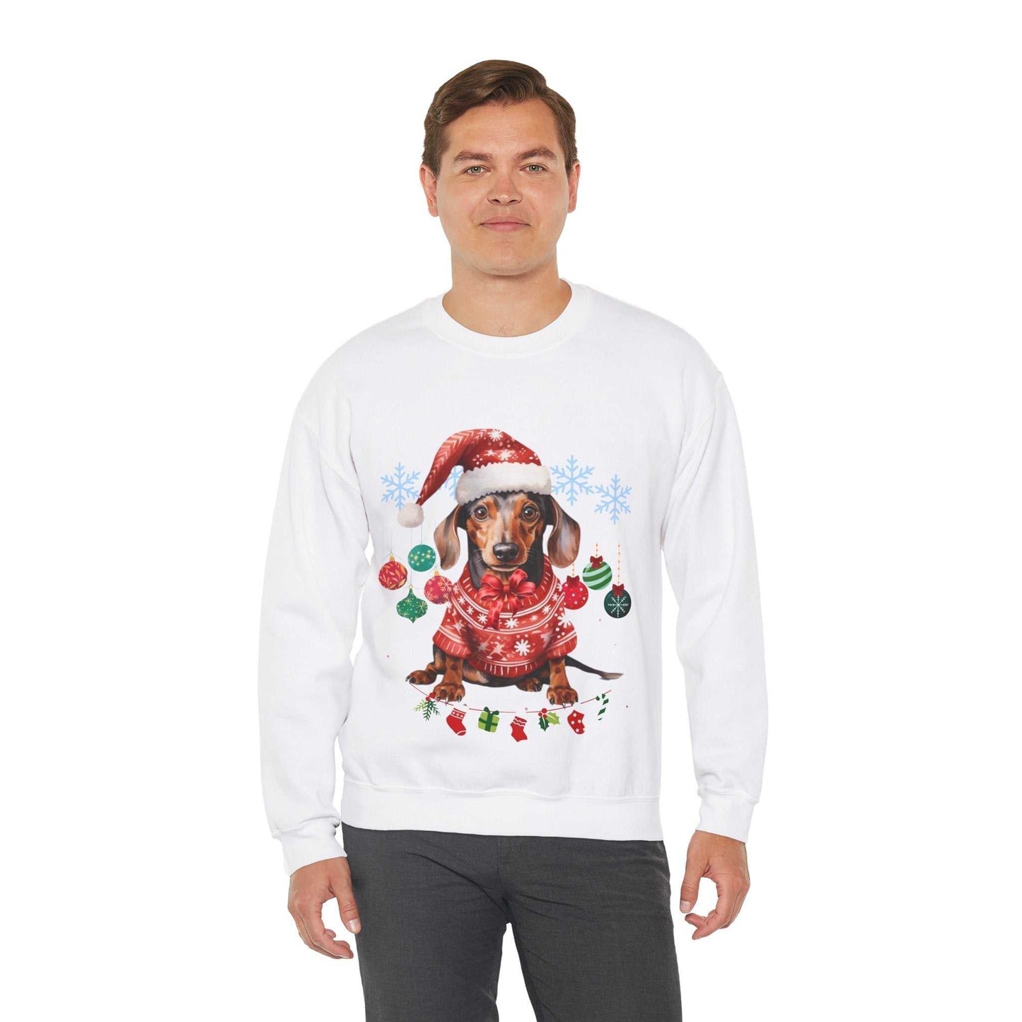 Christmas on the Farm Sweatshirt, Dog Christmas Gift,
