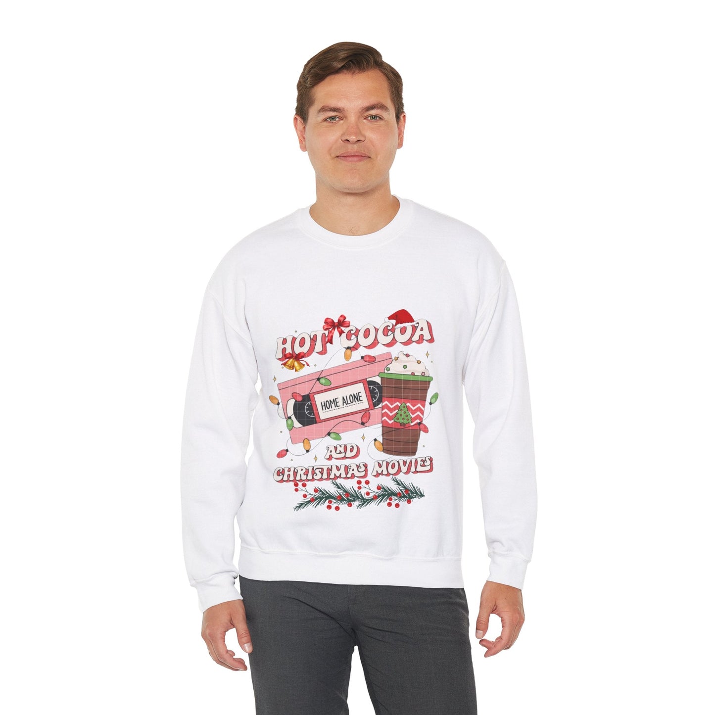 Hot Cocoa And Christmas Movies Sweatshirt, Christmas Latte Tee