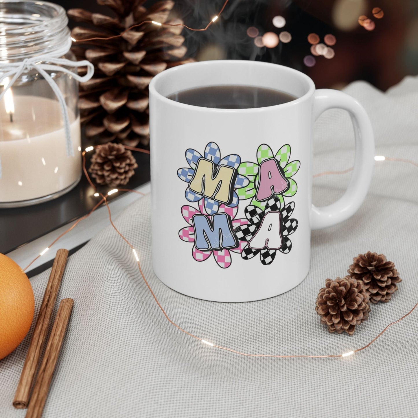 Colorful Flower Mug for Mama