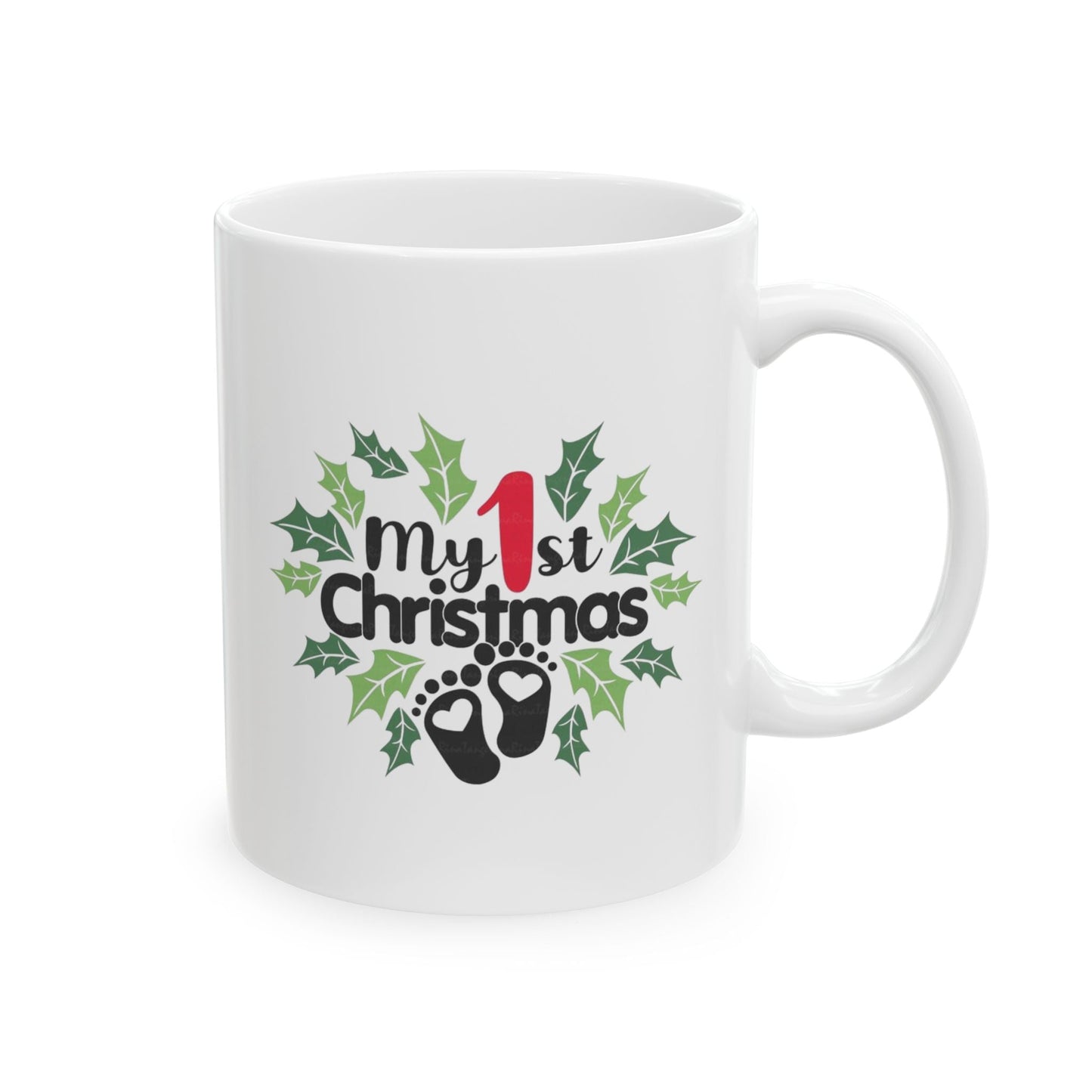 Family Christmas Name Mug, Baby First Gift