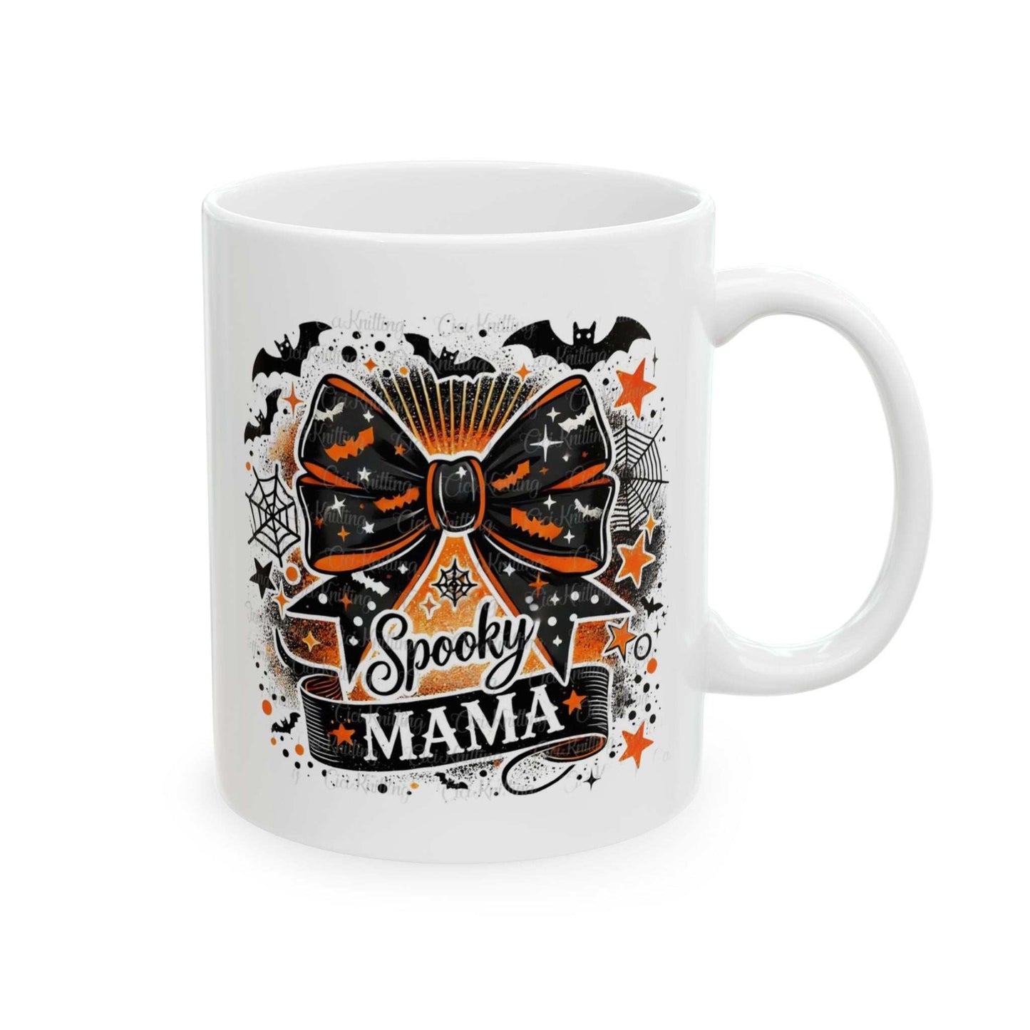 Spooky Mama Mugs, Coquette Halloween Gift, Retro Halloween Mug