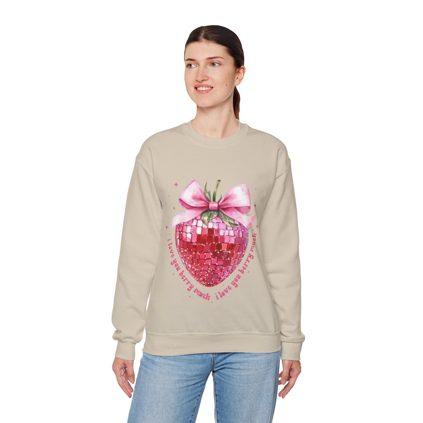 I Love You Berry Much Sweatshirt, Love Valentines Heart Gift
