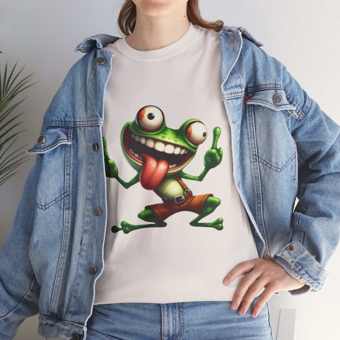 Funny Frog Graphic Tee, Quirky Unisex Shirt, Gift for Frog Lovers
