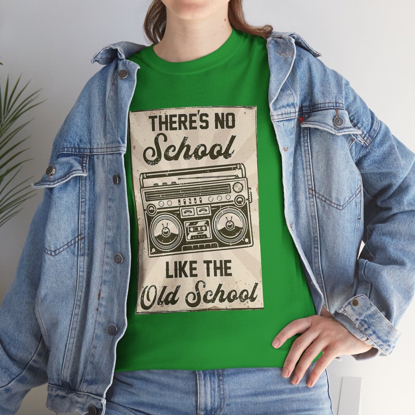 Vintage-style Unisex Tee - "There's No School Like the Old School"