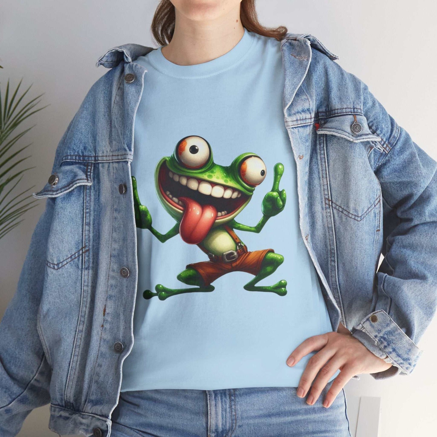 Funny Frog Graphic Tee, Quirky Unisex Shirt, Gift for Frog Lovers