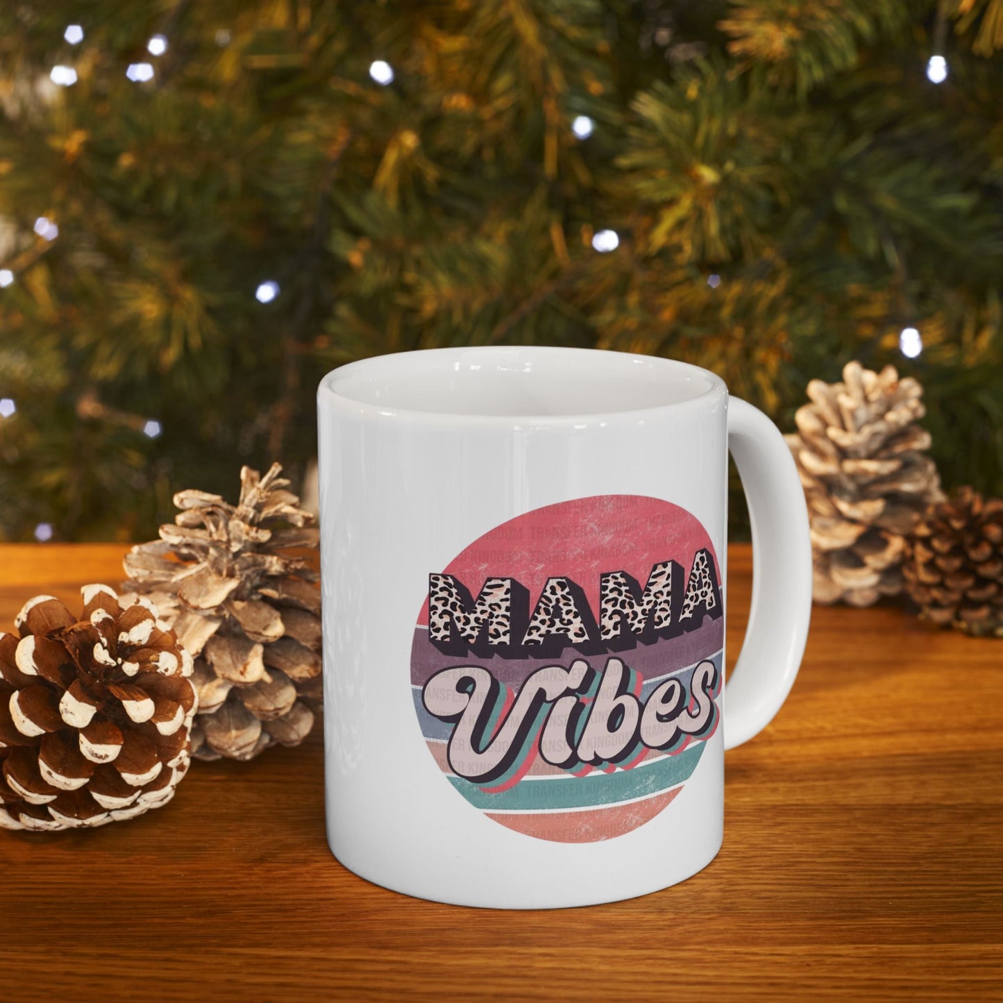 Boho Chic Ceramic Mug - Stylish Coffee Cup for Home & Office, Gift for Her