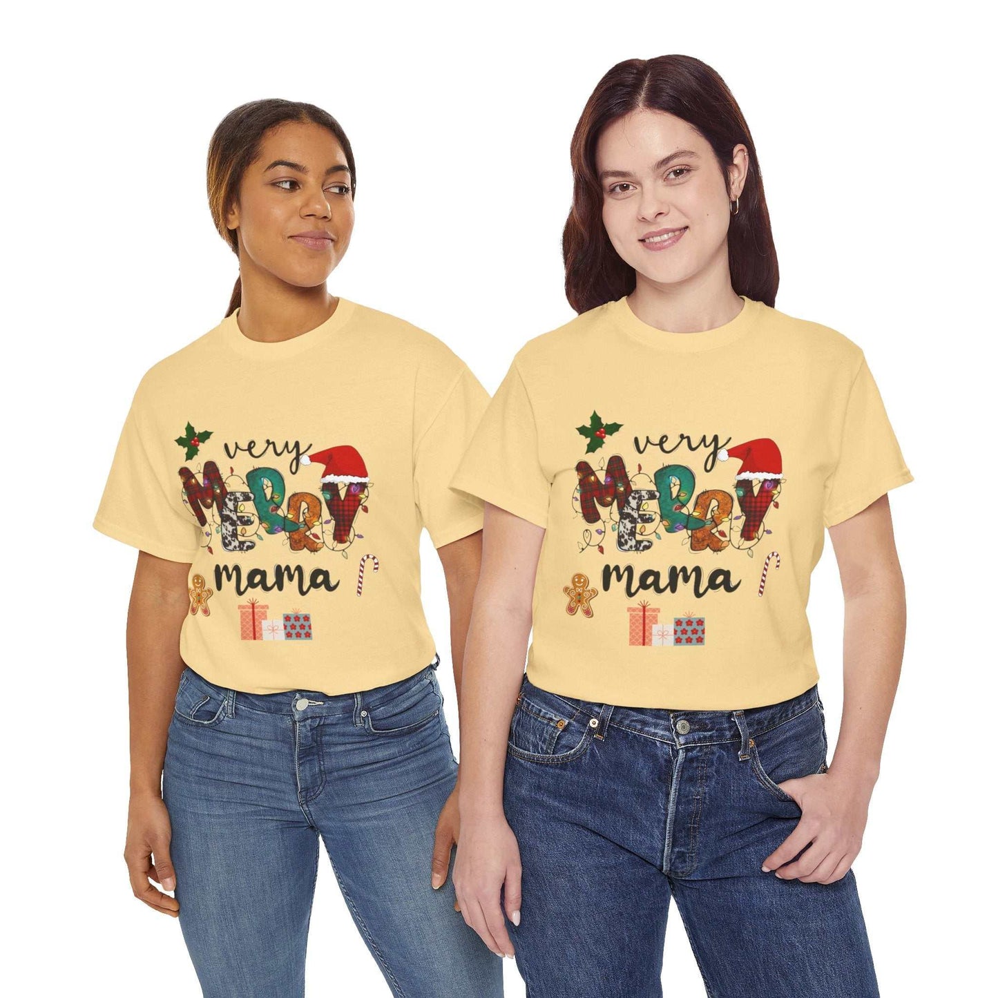 Very Merry Mama Christmas Shirt, Merry Christmas Party Gift