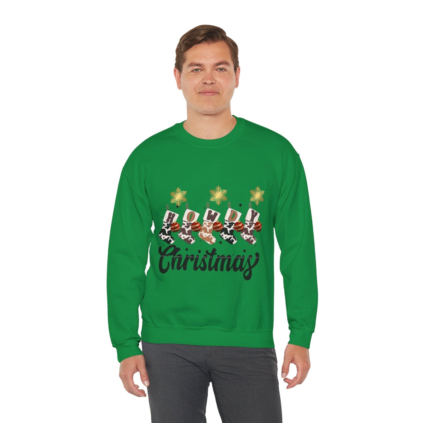 Howdy Christmas Sweatshirt, Cowboy Christmas Gift