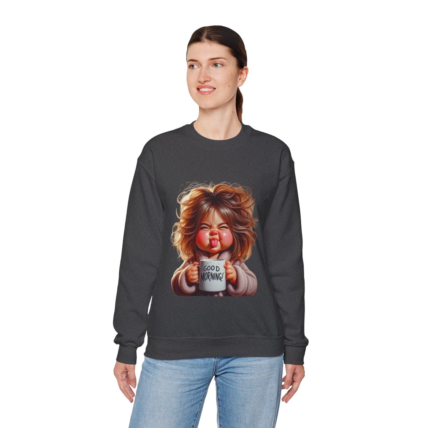 Good Morning Sweatshirt - Unisex Heavy Blend Crewneck