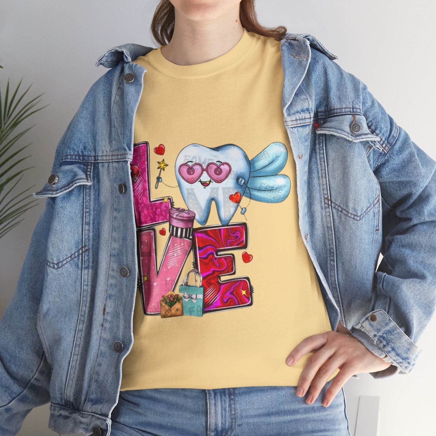 Love Dental Valentine T-Shirt, Dental Hygienist Gift
