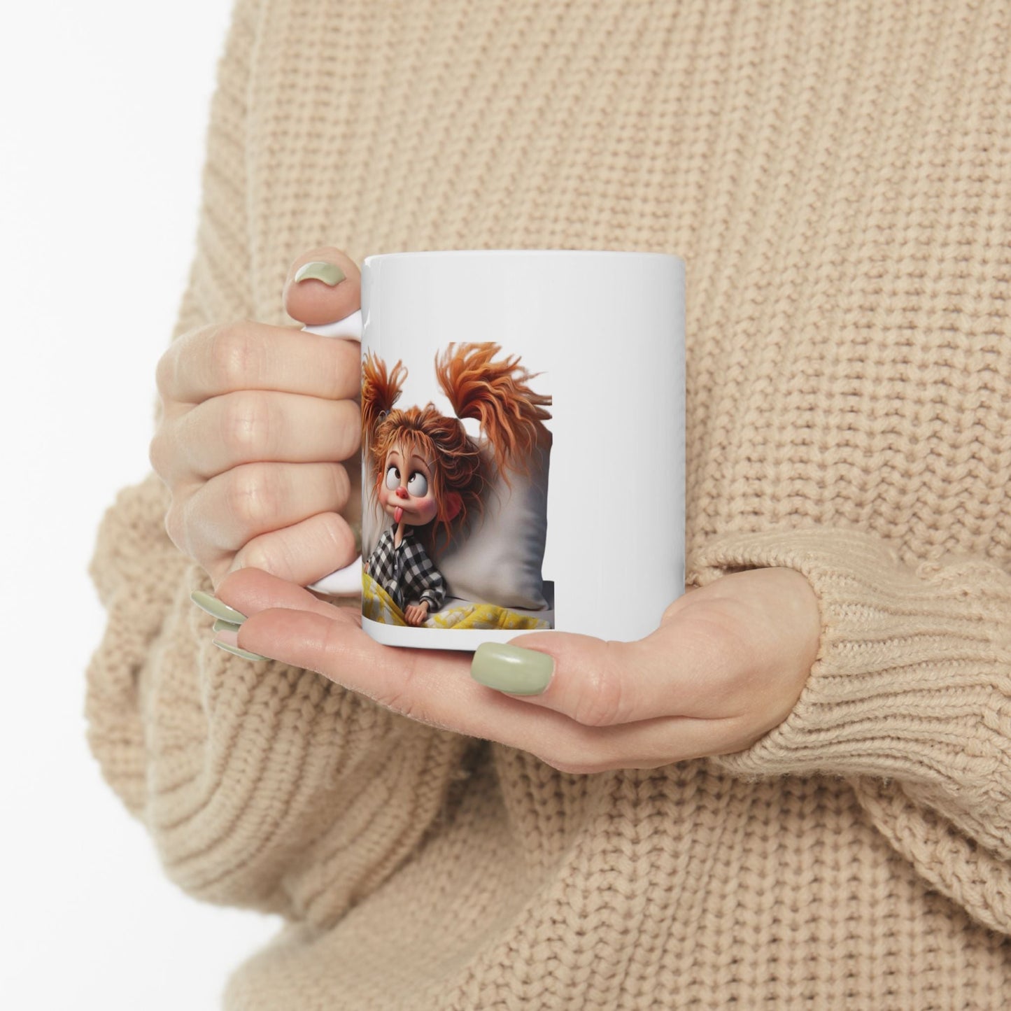 Whimsical Animal Ceramic Mug - Fun 11oz & 15oz Coffee Cup