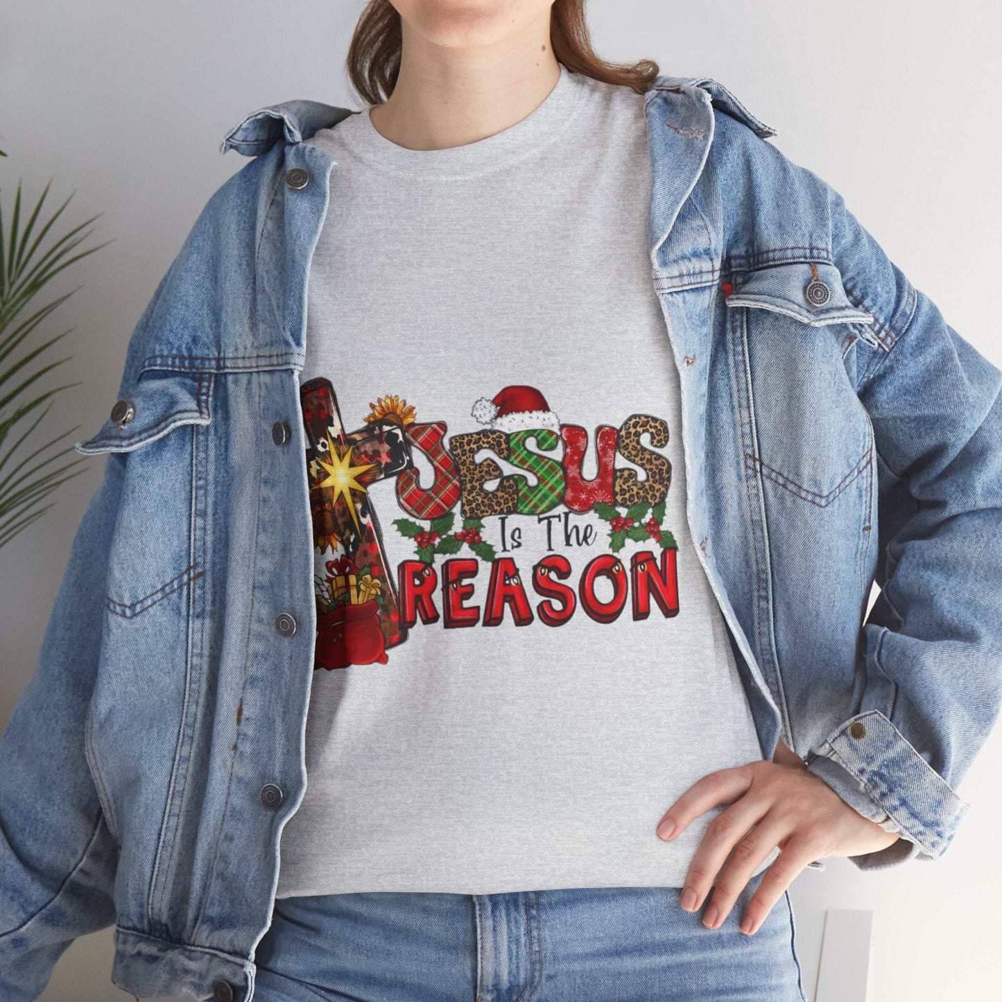 Jesus Is The Reason Shirt, Religious Christmas Gift
