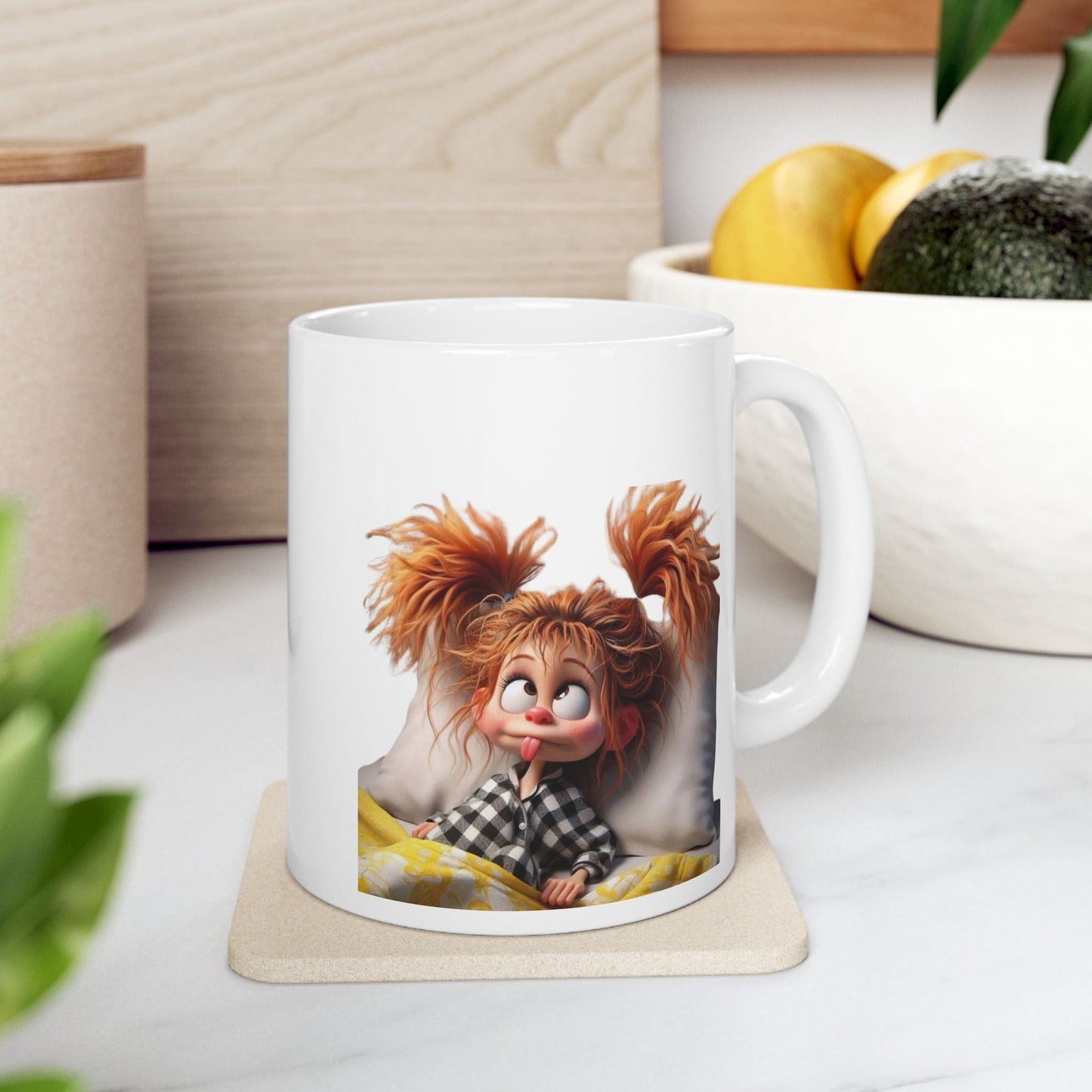 Whimsical Animal Ceramic Mug - Fun 11oz & 15oz Coffee Cup