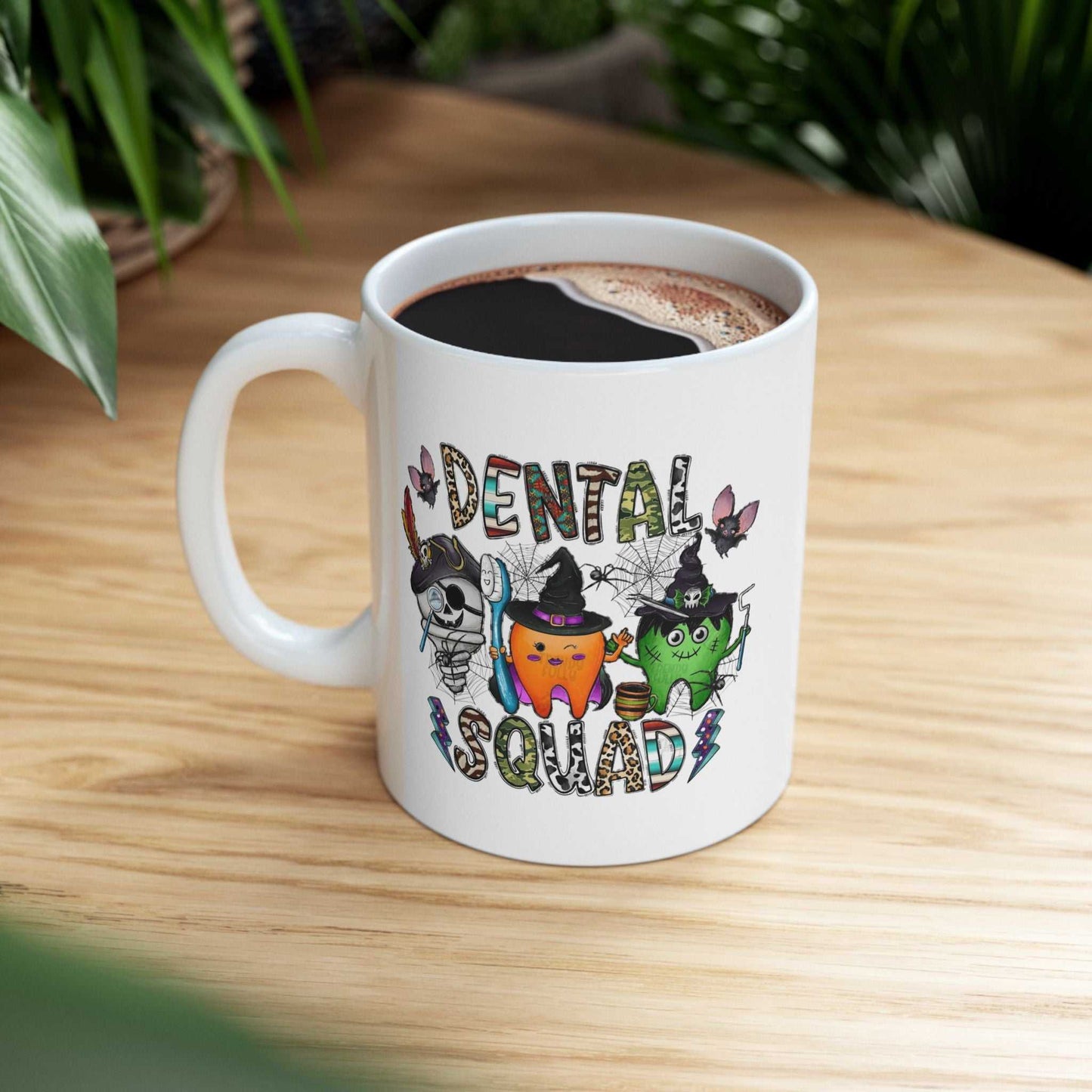 Dental Halloween Mugs, Dental Office Halloween Gift