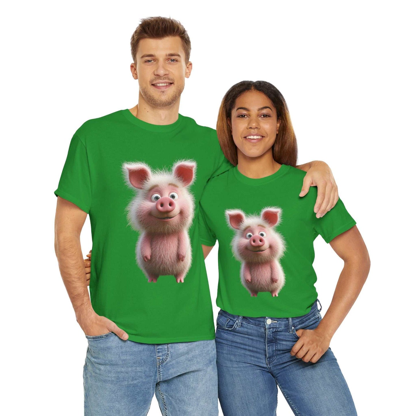 Cute pig t-shirt for animal lovers - Fun Gift for Animal Lovers, Casual Wear Pig