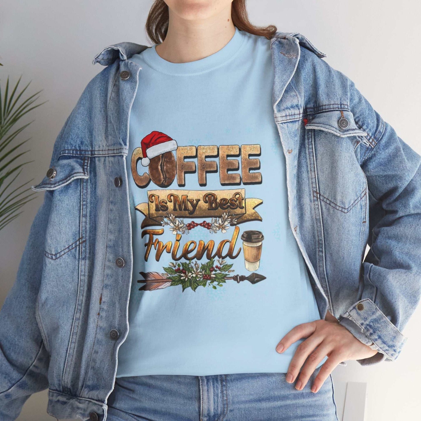 Christmas coffee is my best friend shirt, perfect for coffee lovers, holiday gift.