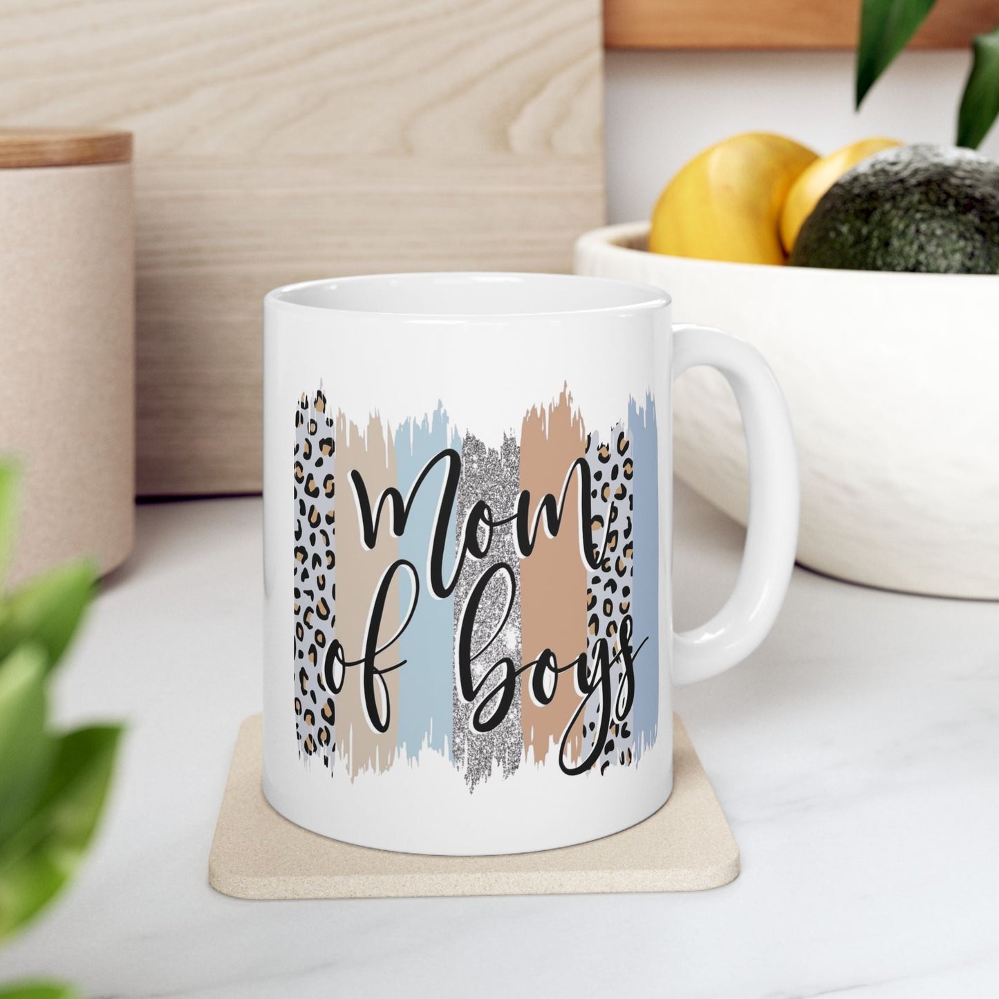 Wild at Heart Ceramic Mug - Design for Everyday Use, Gift for Mama