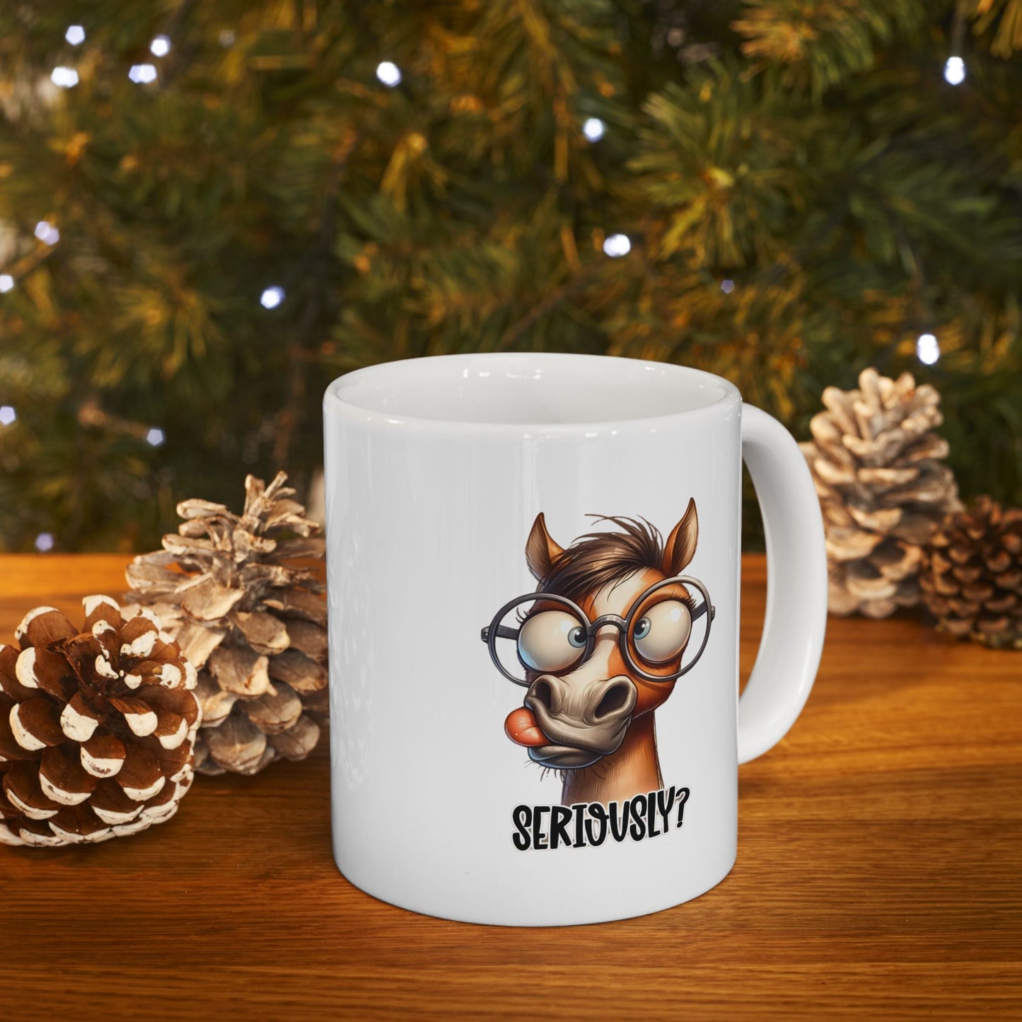 Funny Ceramic Mug - Perfect for Coffee Lovers and Gift Giving