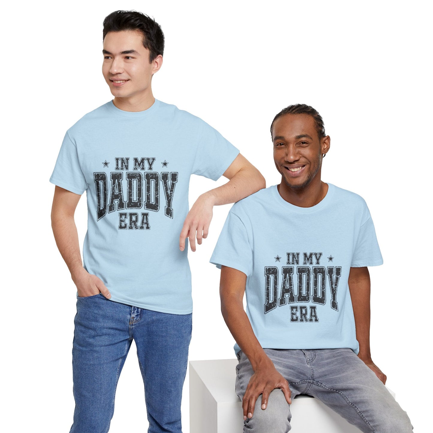 Unisex Heavy Cotton Tee - In My Daddy Era Shirt, Father's Day Gift, Dad Humor Tee