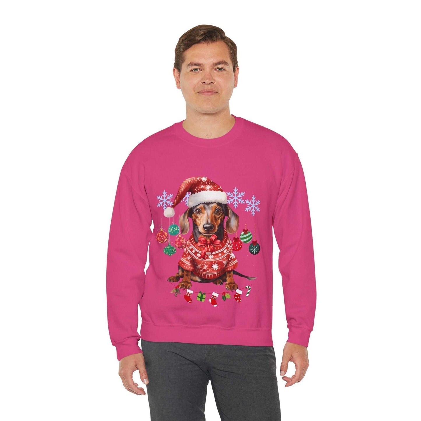 Christmas on the Farm Sweatshirt, Dog Christmas Gift,