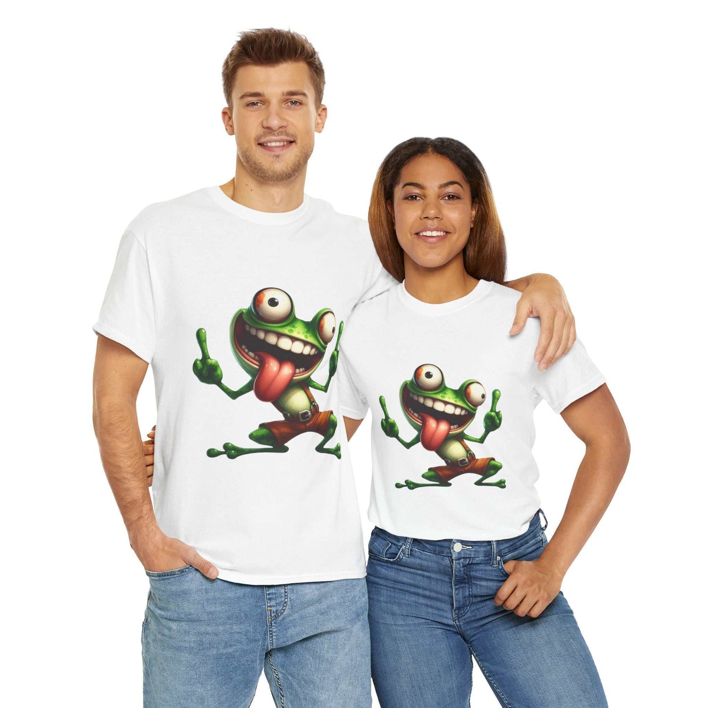 Funny Frog Graphic Tee, Quirky Unisex Shirt, Gift for Frog Lovers