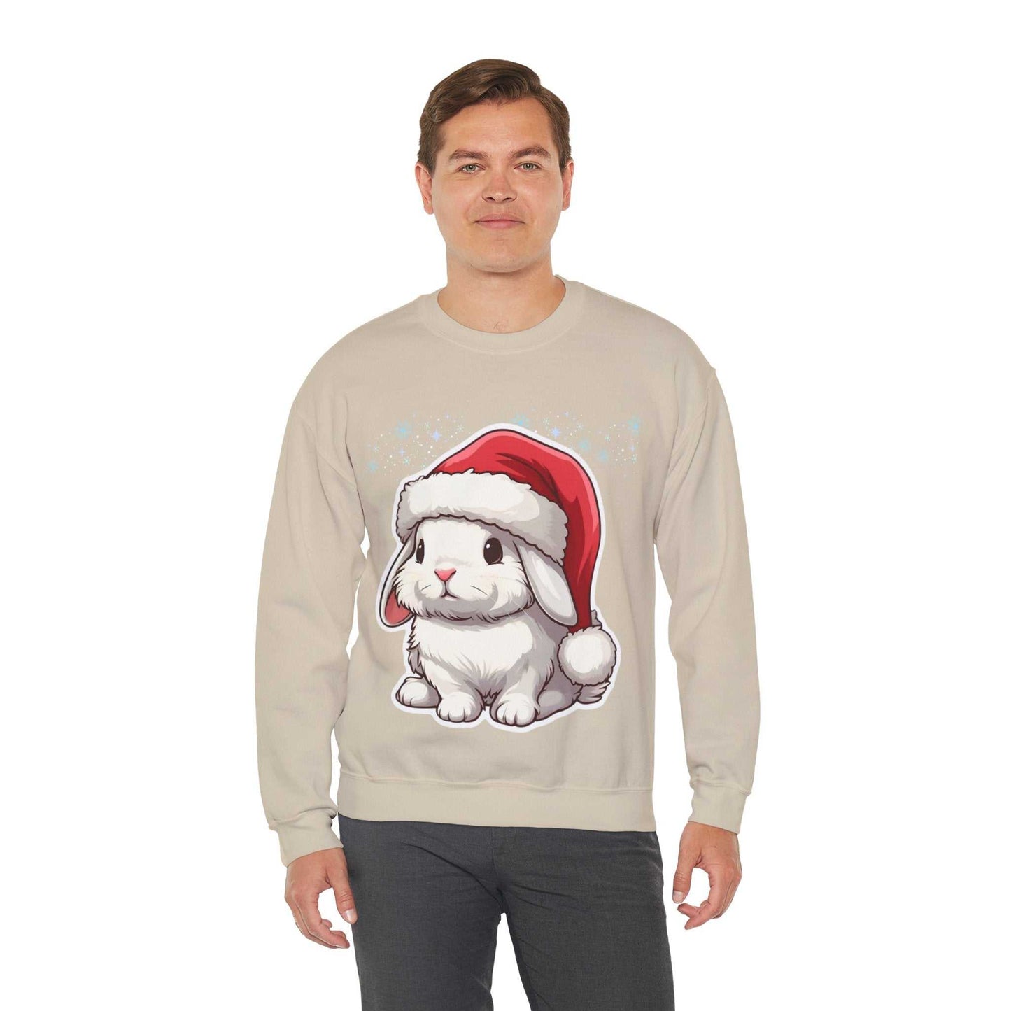 Cute Rabbit Christmas Sweatshirt, Funny Rabbit Gift